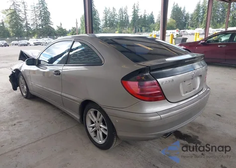 2003 Mercedes-Benz C 230 Kompressor Sport from USA, damaged, VIN WDBRN40JX3A510054